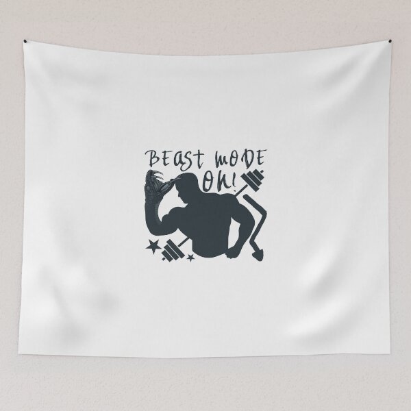 Item preview, Beast Mode On Snake Weight Training Fitness designed and sold by OmmeDesigns.