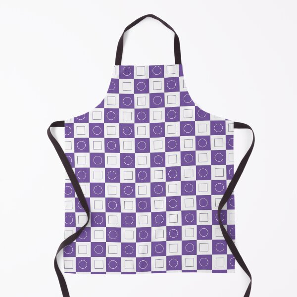 Item preview, Chequered Square and Circles Purple designed and sold by zcabask.