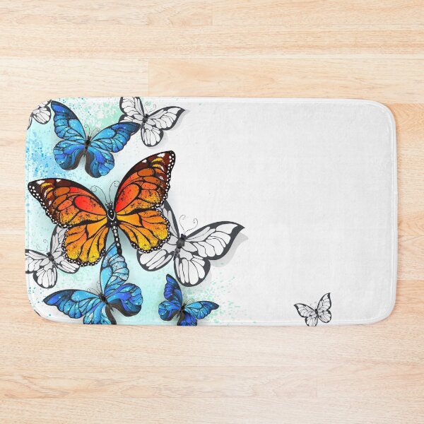 Item preview, Background with Monarchs and Morpho designed and sold by Blackmoon9.