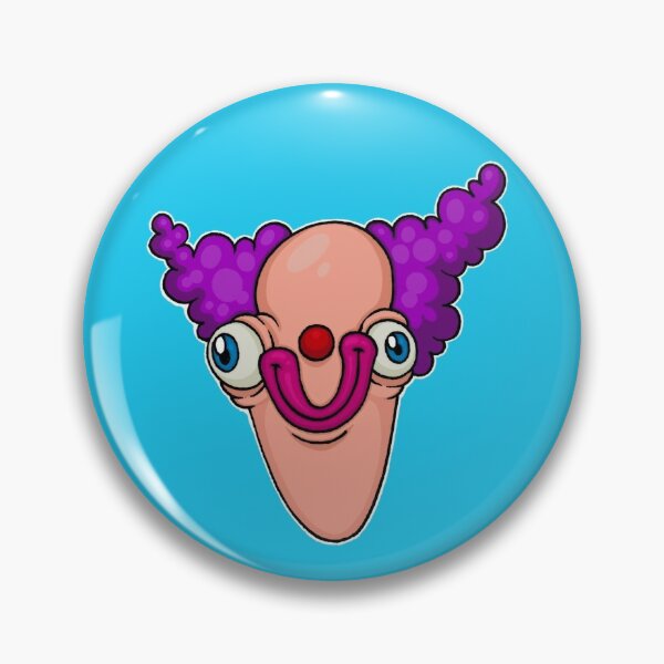 Clowny Pins And Buttons Redbubble - roblox giggles the clown