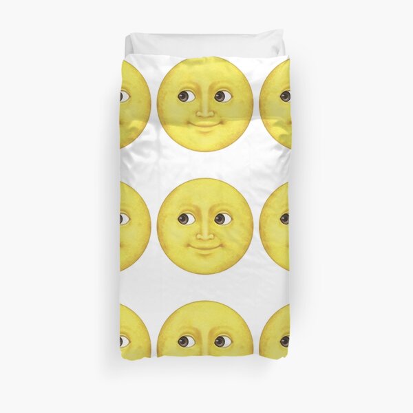 Moon Emoji Duvet Covers | Redbubble