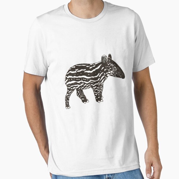 Vista previa del artículo con la obra «Baby Tapir», diseñado y vendido por Sebasauraus.