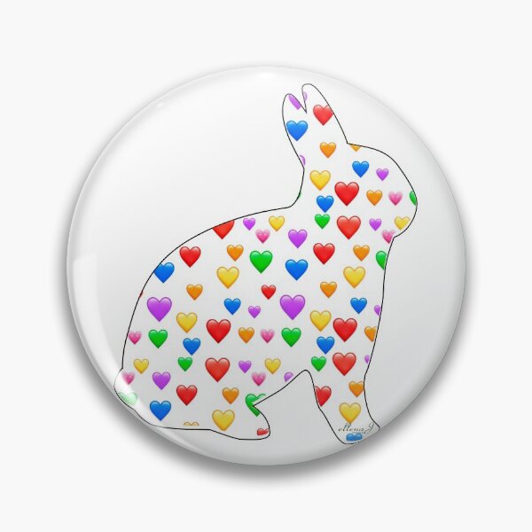 Item preview, Hearts and a Bunny designed and sold by Intriguing Eclectives by Janelle  K.