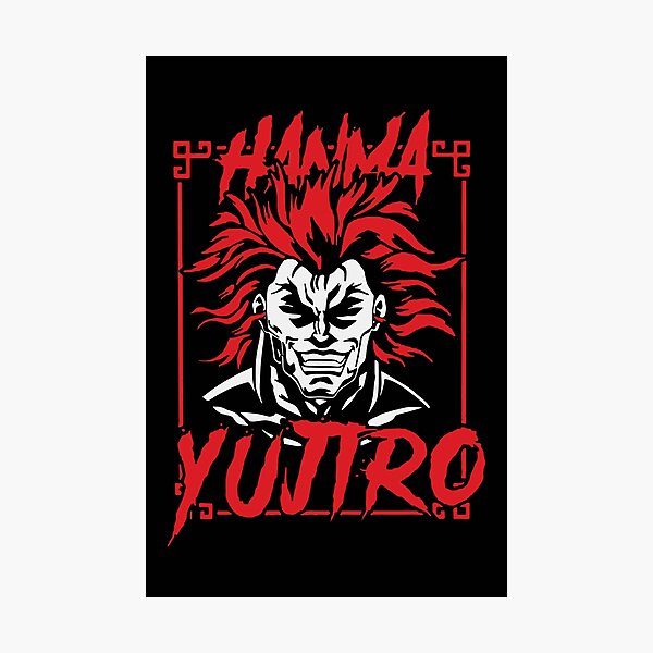 "Hanma Yujiro Baki Anime Character Design" Photographic Print by