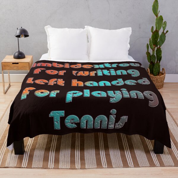 Item preview, AMBIDEXTROUS FOR WRITING LEFT HANDED FOR PLAYING TENNIS - INTERNATIONAL LEFTHANDERS DAY designed and sold by Ralek.
