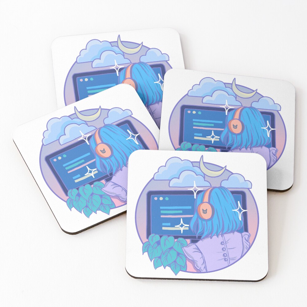 Item preview, Coasters (Set of 4) designed and sold by thecodedose.