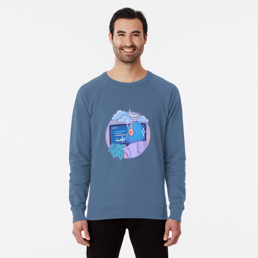 Item preview, Lightweight Sweatshirt designed and sold by thecodedose.