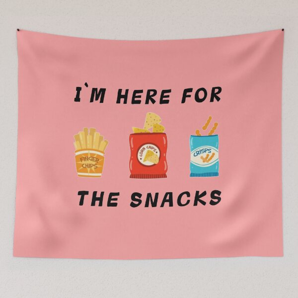 Item preview, I`m here for the snacks , Summer Vacation ,Trip , Snacks designed and sold by Mekoooo.