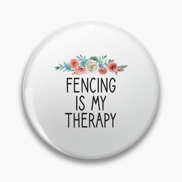 Item preview, fencing is my therapy / Fencing / funny Fencing / Fencing Gift / Fencing Sport / Fencing Teacher / Fencing Lover Gift floral style idea design designed and sold by Chamssou.