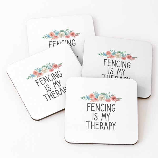 Item preview, fencing is my therapy / Fencing / funny Fencing / Fencing Gift / Fencing Sport / Fencing Teacher / Fencing Lover Gift floral style idea design designed and sold by Chamssou.