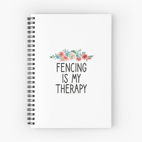 Item preview, fencing is my therapy / Fencing / funny Fencing / Fencing Gift / Fencing Sport / Fencing Teacher / Fencing Lover Gift floral style idea design designed and sold by Chamssou.