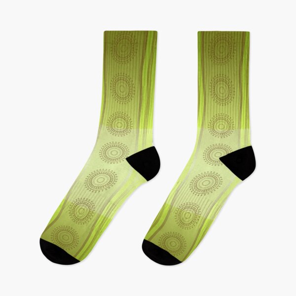 Artikelvorschau, Lime Green Stripes and Circles entworfen und verkauft von CulturalView.