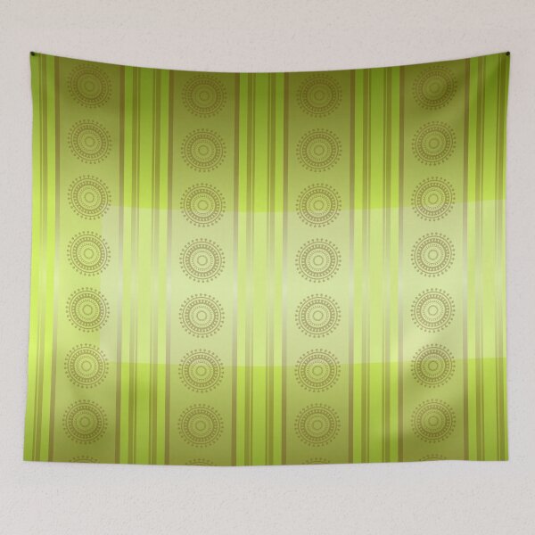 Artikelvorschau, Lime Green Stripes and Circles entworfen und verkauft von CulturalView.