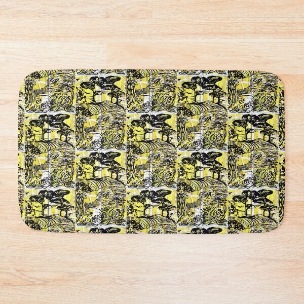 Item preview, Glasgow vintage map landscape lino print designed and sold by sonabeam.