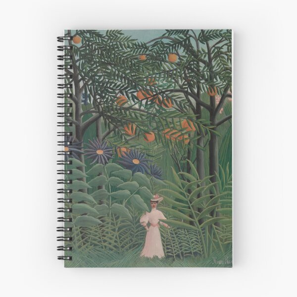 Item preview, Henri Rousseau - Woman Walking in an Exotic Forest - Minimalist Art Poster Series designed and sold by Francisco Couto.