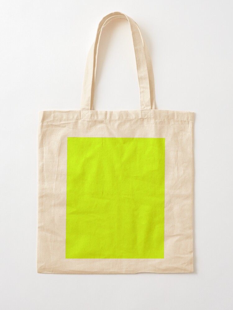 fluro yellow bag