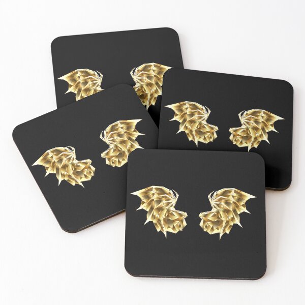 Item preview, Gold Polygonal Dragon Wings designed and sold by Blackmoon9.