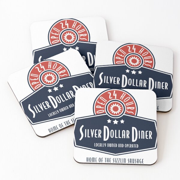 Item preview, Silver Dollar Dinner Home of the Sizzlin Sausage Logo designed and sold by Boxing Kangaroo Retail Company.