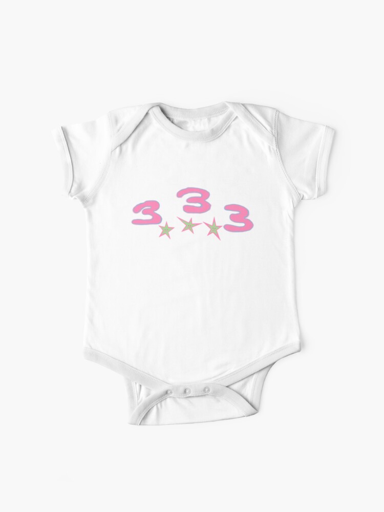 Bladee Drain Gang 333 Logo Baby One Piece By 3stars9 Redbubble
