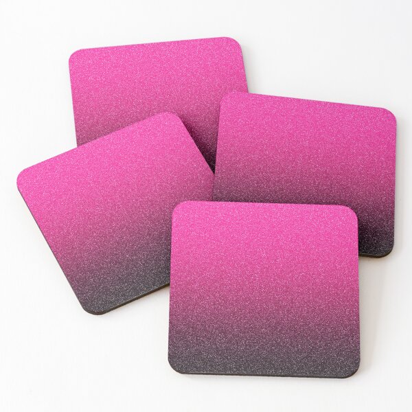 Item preview, Pink To Black Gradient Glitter Design designed and sold by chrismanubag.