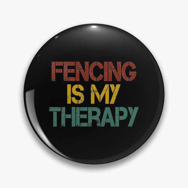 Item preview, fencing is my therapy / Fencing / funny Fencing / Fencing Gift / Fencing Sport / Fencing Teacher / Fencing Lover Gift vinage style idea design designed and sold by Chamssou.