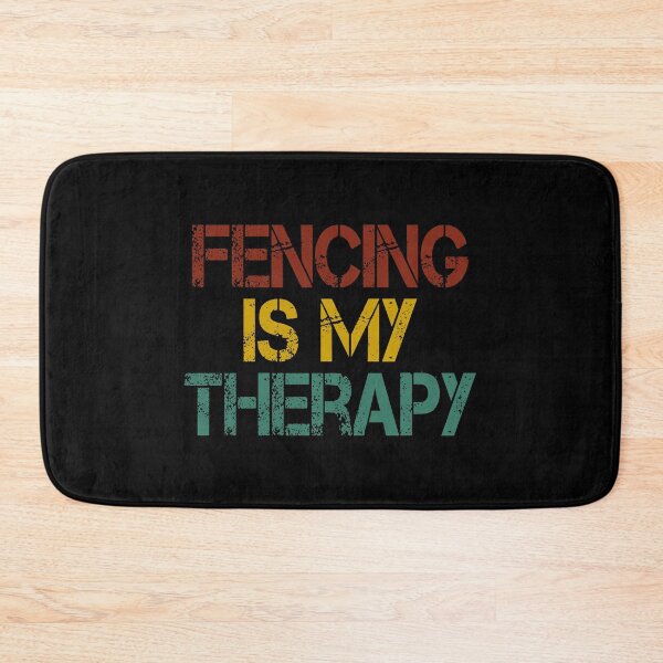 Item preview, fencing is my therapy / Fencing / funny Fencing / Fencing Gift / Fencing Sport / Fencing Teacher / Fencing Lover Gift vinage style idea design designed and sold by Chamssou.