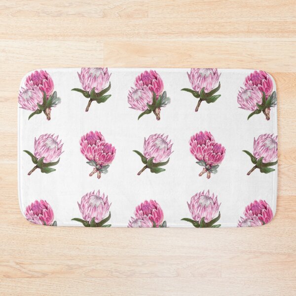 Item preview, Pink Proteas Pattern designed and sold by Cherie Roe Dirksen.