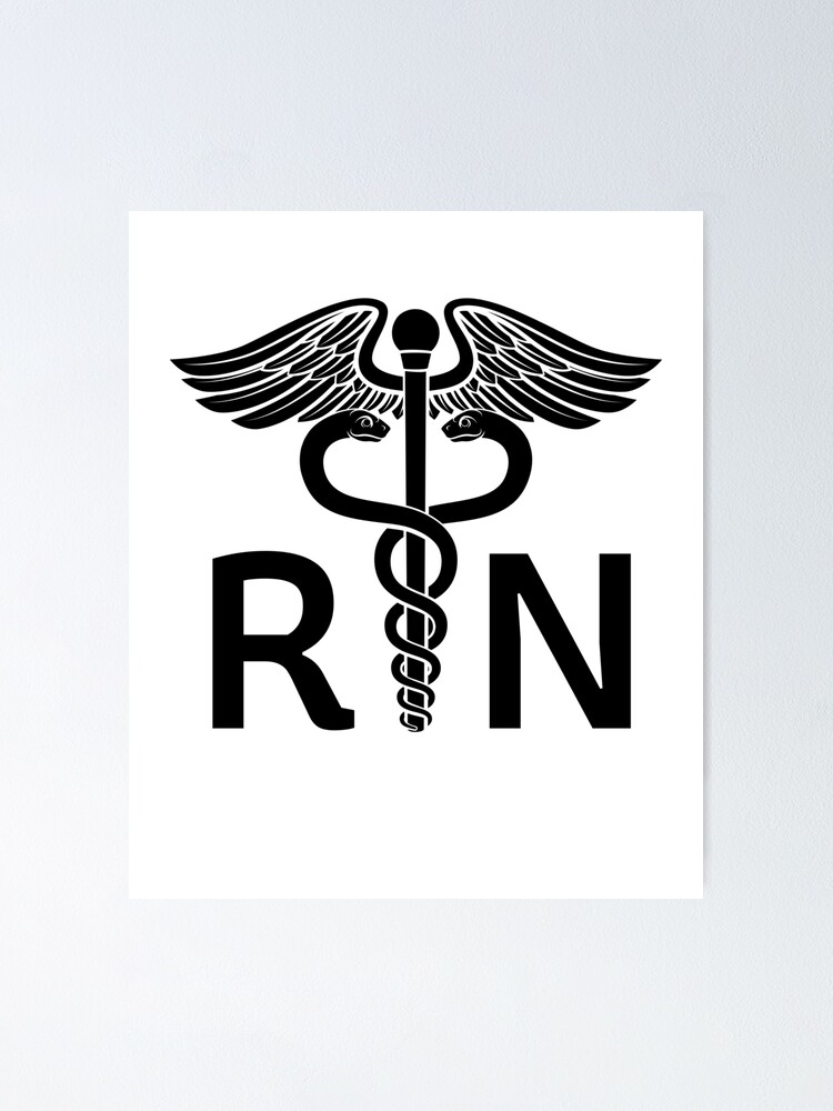 Registered Nurse Shirt, RN Caduceus, ICU Nurse Gift, Nurse Symbol ...