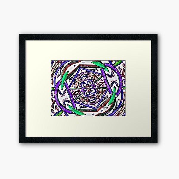 MY UNIVERSE EXPANDING Framed Art Print
