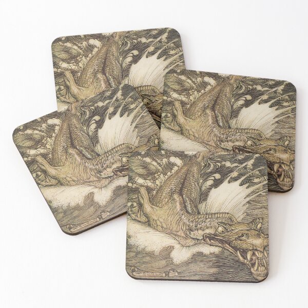 Item preview, Arthur Rackham- Leviathan Sea Serpent designed and sold by Dreamflight.