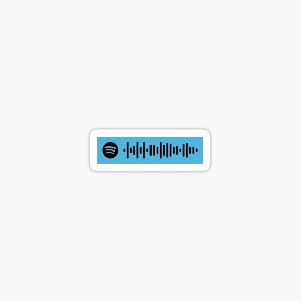 Wake Me Up Before You Go Go Spotify Scan Code Sticker By Luanabento Redbubble - come get here rae sremmurd roblox id