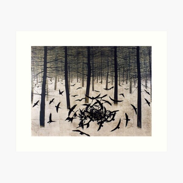 Dance Of Crows Art Print