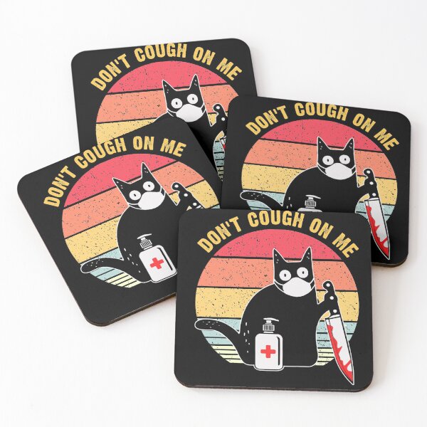 Item preview, Black cat dont cough on me  Tshirt Funny Gift Women  designed and sold by thuba257.