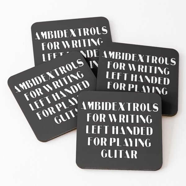 Item preview,  AMBIDEXTROUS FOR WRITING LEFT HANDED FOR PLAYING GUITAR - INTERNATIONAL LEFTHANDERS DAY designed and sold by Ralek.