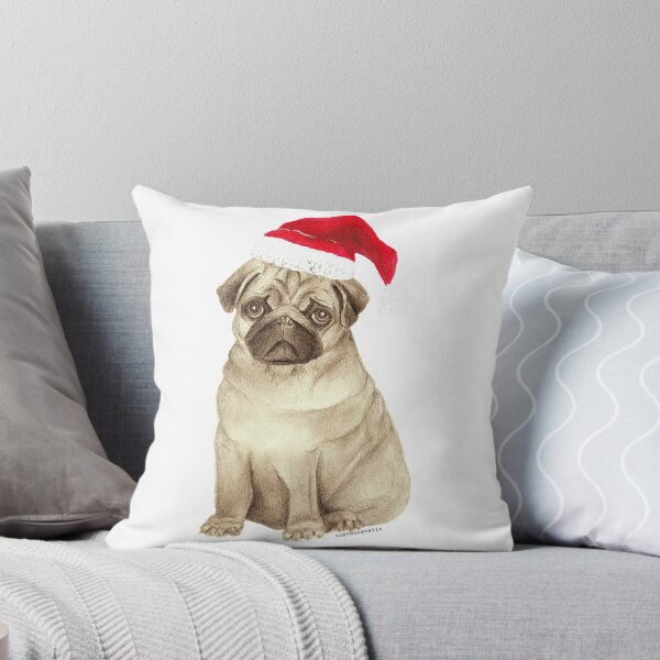 Item preview, Christmas Pug designed and sold by sophdoesnails.