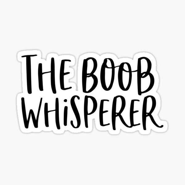 Cute Boobs - Quirky Art - Breasts - Funny Boobs - Shapes and Sizes Sticker  for Sale by artswag