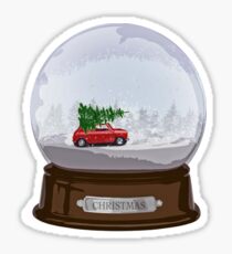 Christmas globe Sticker