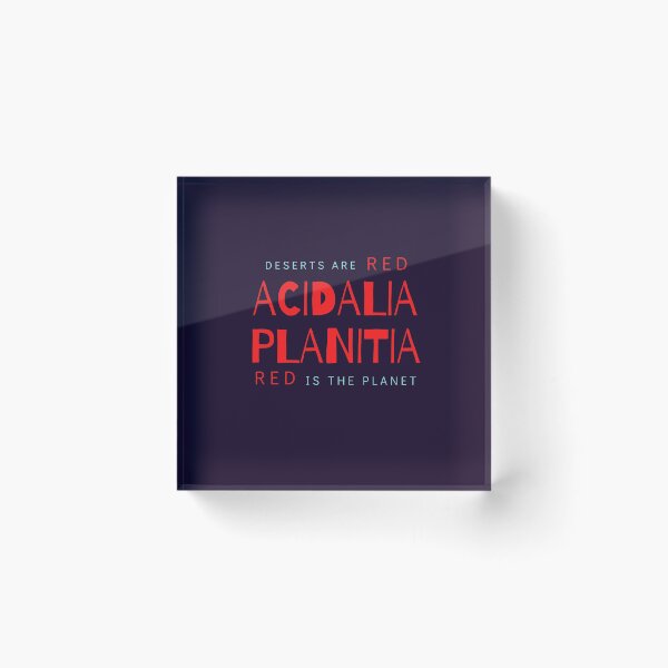 Item preview, Acidalia Planitia Red Planet Mars. designed and sold by Geomoon.