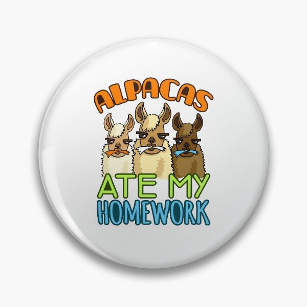 Item preview, Alpacas Ate My Homework designed and sold by jaygo.