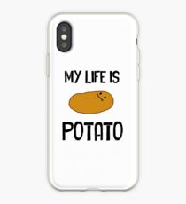 My life is potato iPhone Case