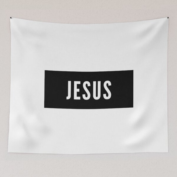 Item preview, Jesus in Black Rectagular Background  designed and sold by bugtalk.