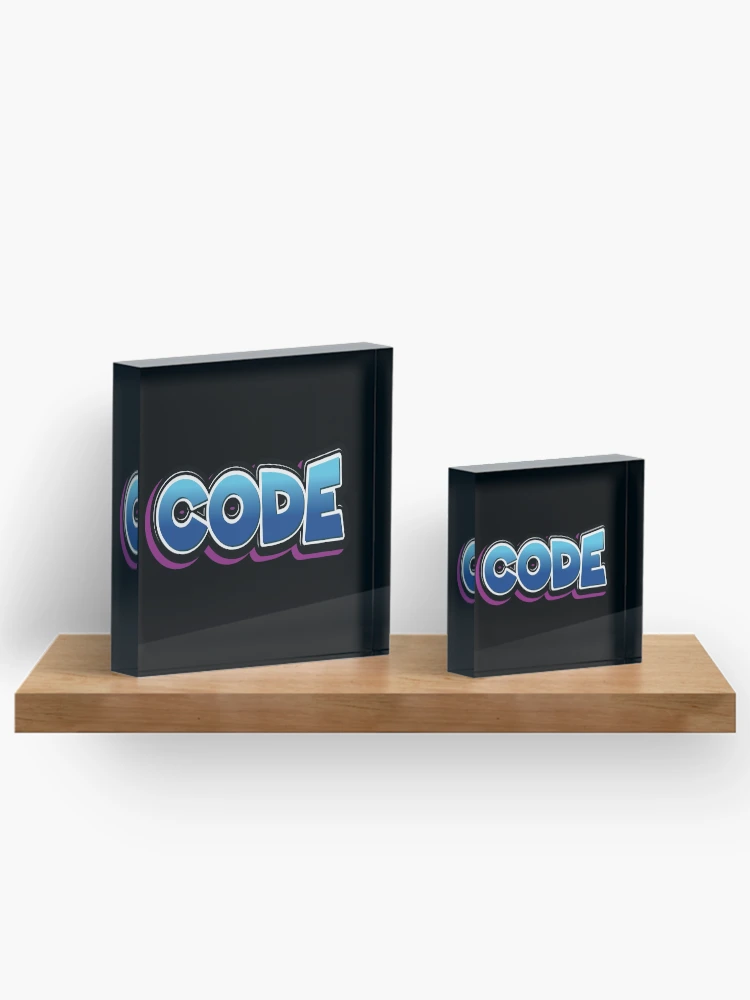 Thumbnail 3 of 5, Acrylic Block, Code Startup Coder Programming Software Engineering designed and sold by ProjectX23.
