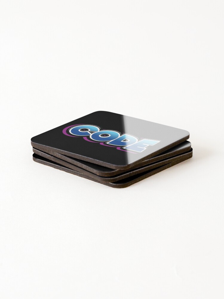 Thumbnail 4 of 5, Coasters (Set of 4), Code Startup Coder Programming Software Engineering designed and sold by ProjectX23.