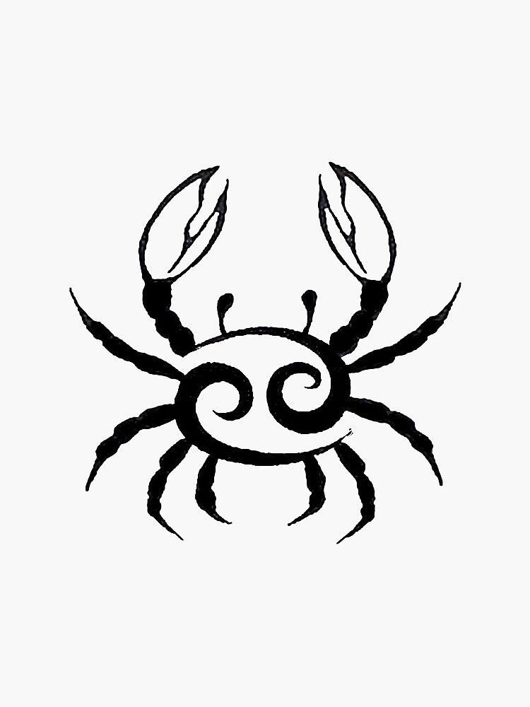 Cancer (Star sign) cancer zodiac original tribal tattoo design