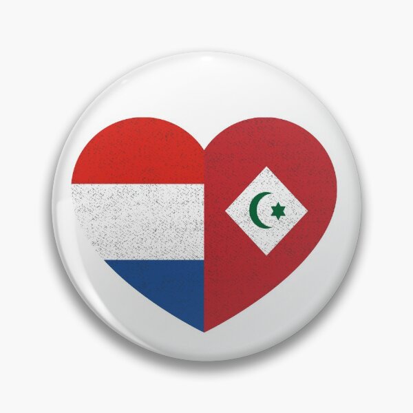 Item preview, Amazigh Rifian Dutch Pride Heart Arrif Holland Flag Gift designed and sold by cssdru.