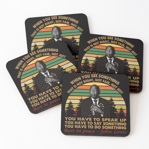 Item preview, Rest In Peace John Lewis Speak up say something do something designed and sold by Kathrine2302.
