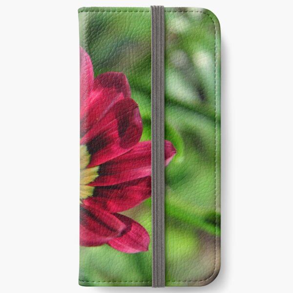 Blooming Red Flower ! iPhone Wallet