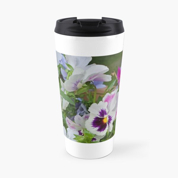 Pansies Mid Summer Travel Mug