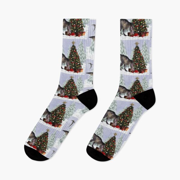 Item preview, Christmas Dinosaur, fantasy art designed and sold by LoneAngel.