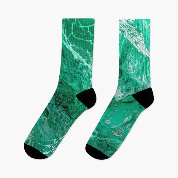Item preview, Salpicaduras de pintura abstracta verde designed and sold by Ludovic Geusa.